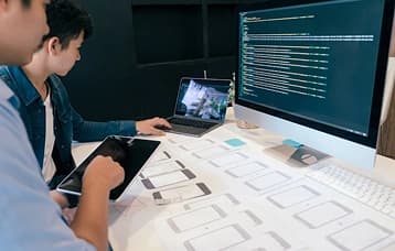 Graphic design and interface engineering